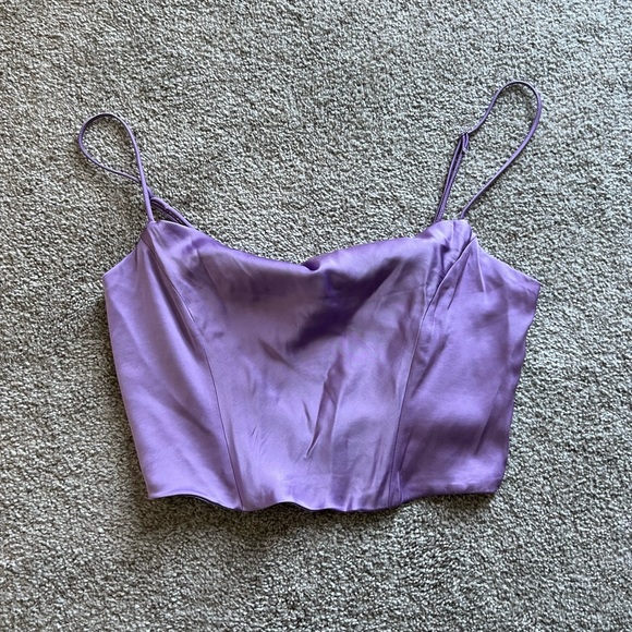 H&M satin corset top - Picture 1 of 2